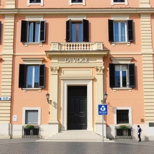 Immagine della sede de La Voce d'Italia a Roma