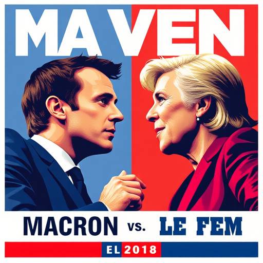 Manifesto elettorale di Emmanuel Macron e Marine Le Pen